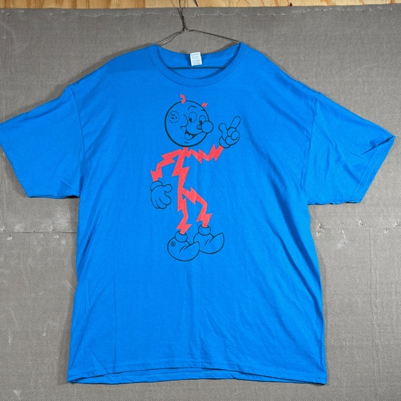 Fruit of the Loom Blue Cotton T-Shirt XL like new - Picture 1 of 6